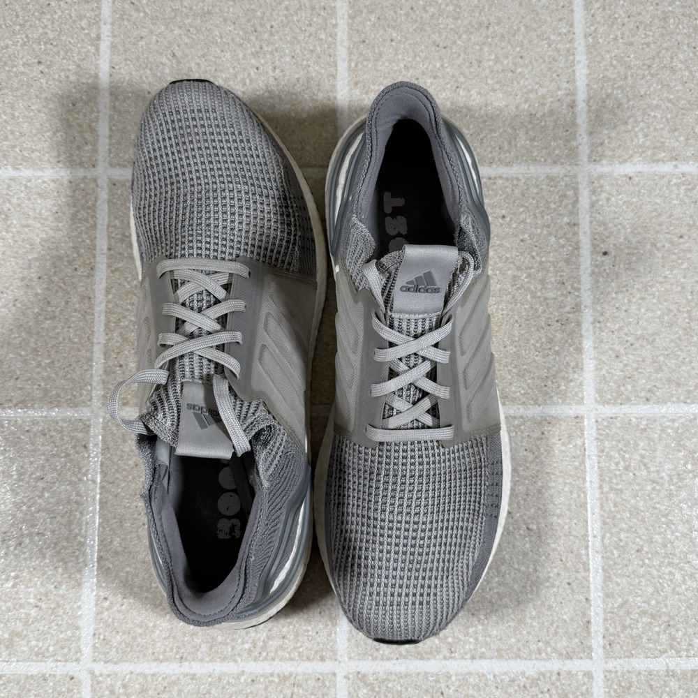 Adidas UltraBoost 19 Shoes Men's Size 11 Triple Grey Athletic Running G54010 - Picture 6 of 8